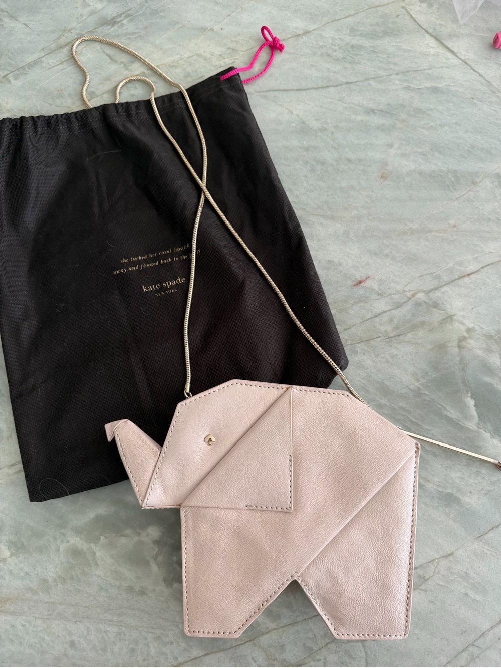 Kate Spade New York Origami Elephant
Crossbody Bag in Ballet